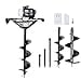 thumbnail image 3 of ECO LLC 52cc 2.4HP Gas Powered Post Hole Digger with Two Earth Auger Drill Bit 6" & 10" + Extention, 3 of 4