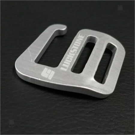 

2Pcs Metal G Hook Webbing Buckle For Tactical Backpack Bag 55X40x4mm Silver