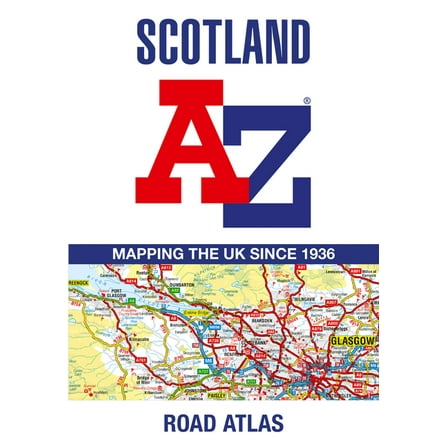 Scotland A-Z Road Atlas, (Paperback)