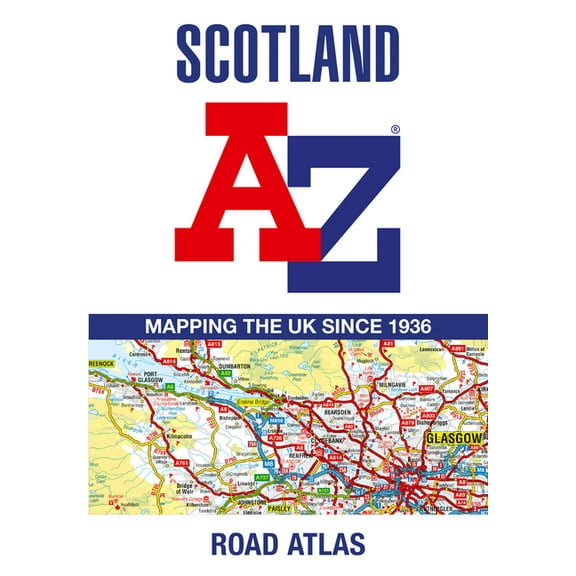 Scotland A-Z Road Atlas, (Paperback)