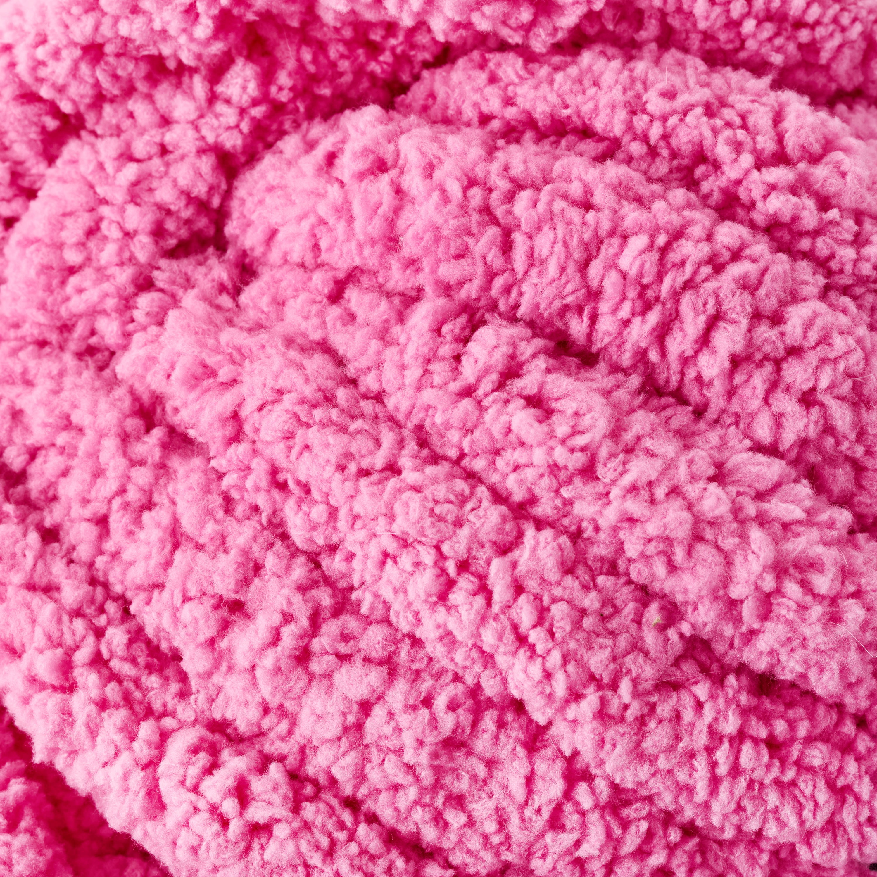 Mainstays Chunky Chenille Yarn, 31.7 yd, Petal Pop, 100% Polyester, Super Bulky