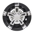 thumbnail image 1 of Cubierta para rueda de carrito de golf de 8 pulgadas shaofei con Diseño de 5 radios cromo negro, 1 of 5