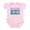 Petal Pink, variant on - Miami Beach Infant Bodysuit - Baby Light Bodysuit, Size Newborn - 24 Months