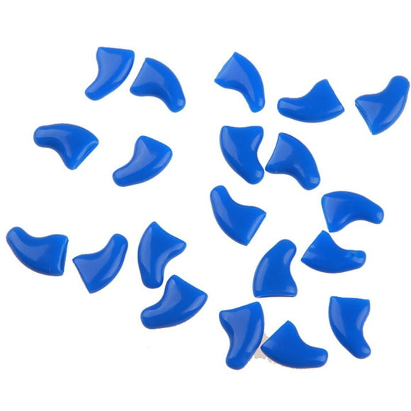 20PCS Cat Nail Caps Protective Soft Kitten Paw Caps Cat Claw Covers with Glue
