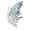 Blue, variant on Butterfly Brooch Colored Diamonds Decor Durable Alloy Sparkling Wings Versatile Lapel Pin for Suits Coats Dresses Bags