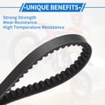 thumbnail image 4 of Unique Bargains Drive Belt for CHF50 for Metropolitan 2002-2009, Wear-Resistant Rubber Fiber Powersports V-Belt 1 Pcs, 4 of 7