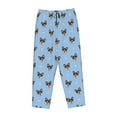 thumbnail image 4 of Goofa Corgi Dog Printed Soft Pajama Pants for Women, Wide Leg Comfy Casual Lounge Yoga Pants-, 4 of 9