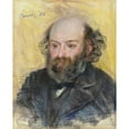 thumbnail image 2 of Pierre-Auguste Renoir 12x14 Black Ornate Wood Framed Double Matted Museum Art Print Titled: Portrait of Cezanne (1880), 2 of 5