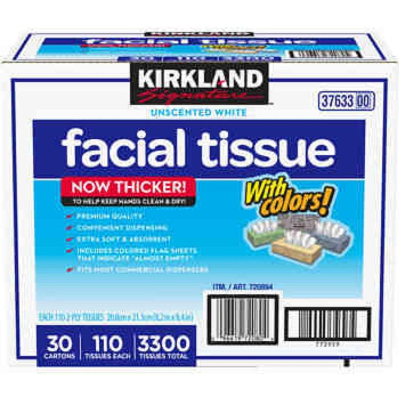 Kirkland Signature Facial Tissue 110 30-count 