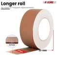 thumbnail image 5 of 5 Core Gaffers Tape 2 Inch 30 Yards Professional Brown Pro Gaff Tape Non Reflective Water Resistant, 5 of 11