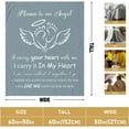 thumbnail image 5 of Miscarriage Gifts for Mothers, Loss of Baby Sympathy Gifts, Miscarriage Memorial Gifts for Parents, Infant Loss Gifts for Mom, Angel Baby Memorial Gift Throw Blanket 60 x 50 Inch, 5 of 6