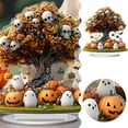 thumbnail image 2 of Cartel acrílico de Halloween para mesa, placa acrílica 2D con calabazas para interior, decoración para bandeja escalonada, cartel decorativo de Halloween para mesa, decoración para salón y escritorio., 2 of 6