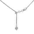 thumbnail image 6 of JewelStop 14K White Gold 1.5 mm Extendable & Adjustable Sparkle Chain, Lobster Claw - 22 Inches, 2.9gr., 6 of 7