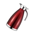 thumbnail image 2 of MasteelfCA Stainless Steel Water Bottle Pot Insulated Kettle Thermal Bottle Household Water Container for Home Restaurant (Wine Red 1.5L Single-layer Cold Water Pot), 2 of 7