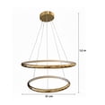 thumbnail image 5 of Lámpara Led Cityluz Colgante 2 Aros Dorado 65w 3 Tonos, 5 of 5