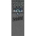 thumbnail image 2 of Seinfeld No Soup For You Men's Heather Gray Sleep Pajama Pants-Large, 2 of 7