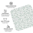thumbnail image 3 of Lsque Leaf Print Pattern 4" Drink Coasters Set of 4, PVC Leather Absorbent Coasters, Table Coaster Set Decorative Coffee Cup Coasters Housewarming Gift -Square, 3 of 6