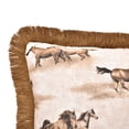 thumbnail image 4 of VISI-ONE Blue Ridge Trading Chevaux Sauvages Chasse Décorative et Rustique Oreiller à Jeter Oblong, 14 "x 20" Pouces,, 4 of 5