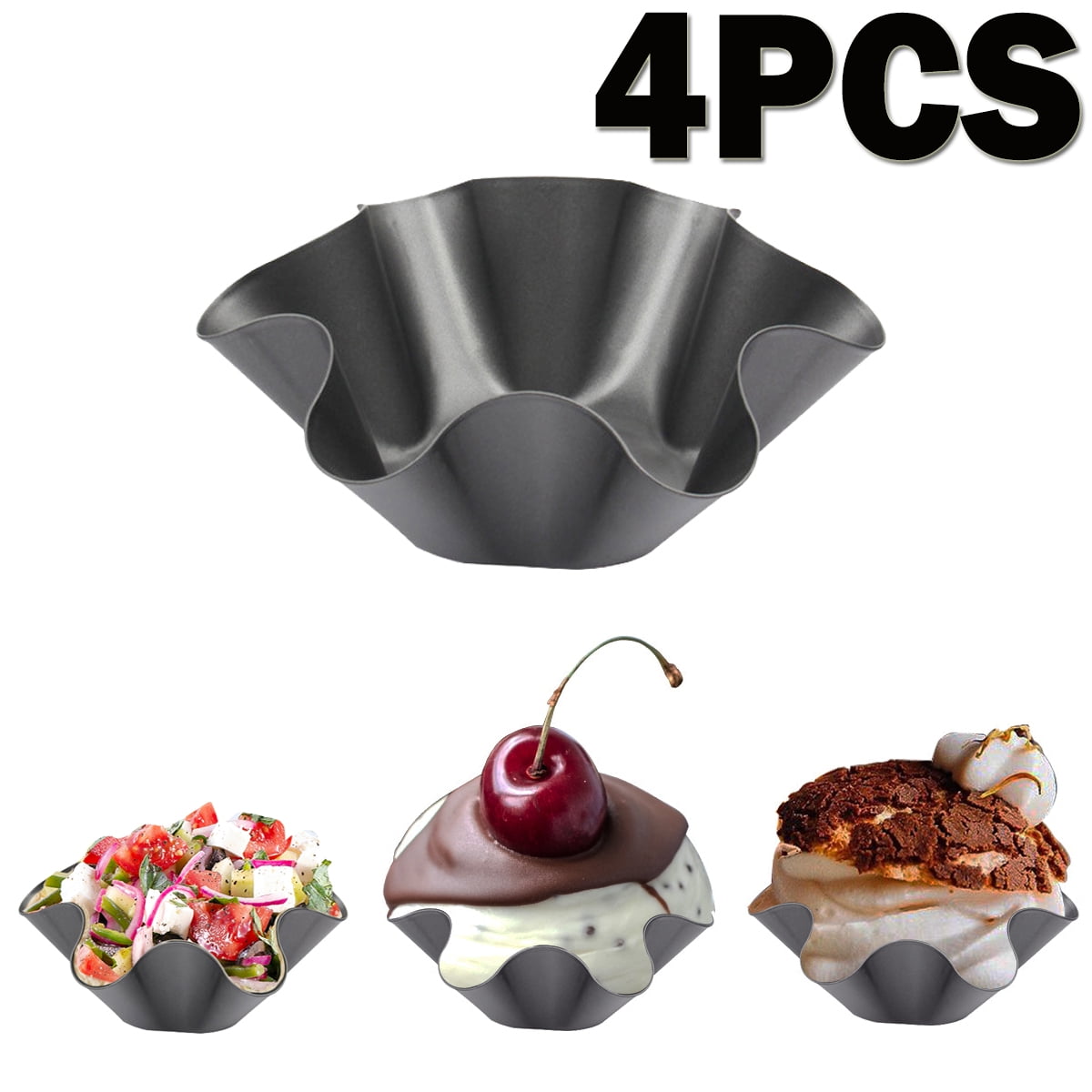 Tortilla Pan Set NonStick Salad Bowl Pans Tortilla Taco Shell Maker