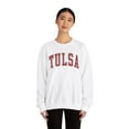 thumbnail image 4 of Tulsa Sweatshirt Gifts Crew Neck Shirt Long Sleeve Unisex, 4 of 7