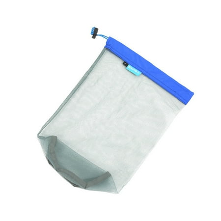 

LoyGkgas New Outdoor Mesh Net Storage Bags Camping Hiking Tools Holder Pouch (Blue)