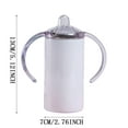 thumbnail image 3 of Double Wall Vacuum Insulated 12oz Baby Sippy Tumbler with Nonslip Bottom Stainless Steel Construction for Secure Drinking, 3 of 4