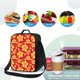 thumbnail image 4 of Fotbe Red Vintage Flowers Lonchera Bolsa de Almuerzo para Hombres y Mujeres, Lonchera de Gran Capacidad, Bolsa de Almuerzo Reutilizable, Bolsa Térmica Aislante, 4 of 7