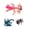 4, variant on Three-dimensional 3D printing art carving ornaments movable mantis unicorn fairy dragon three-piece set desktop display collection interior decoration art storage