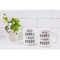 thumbnail image 3 of New Relationship Gifts Coffee Mugs Mug,Online Dating Gifts Valentine''s Day Gifts for Him Her,I''m so Happy I Swiped Right Romantic Double Side Printed Ceramic Mug Cup 11 Ounce, 3 of 3