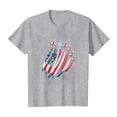 thumbnail image 5 of Byoo Toddler Boy's Short Sleeve T Shirt American Flag Jet Print 4th of July Daily Wear Crewneck Tee Shirt, 5 of 5