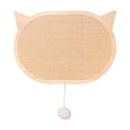 thumbnail image 2 of Rascador de para , Wandteppich de sisal natural, tablero para rascar, juguete de garra afilada de animales con ventosas, almohadilla para Óvalo 37x47CM Fernando Almohadillas para rascar gatos, 2 of 8