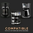 thumbnail image 2 of Tupkee Coffee Filters 8-12 Cups - 300 Count, Basket Style, White Paper, Chlorine Free Coffee Filter, Made in the USA, 2 of 6