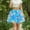 A537 Sky Blue, variant on Women's LED Light Up Tulle Tutu Skirt Layered Elastic High Waist Fluffy Petticoat Skirt For Music Festival Glow Party Performance Costume Apparel
