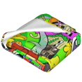 thumbnail image 2 of Manta de felpa suave Aqua Teen Hunger Force para viajes, para dormitorio, sala de estar, sofá, oficina, regalo para todas las estaciones para mujeres, hombres, niñas y niños, 2 of 7