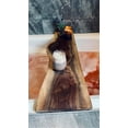 thumbnail image 3 of Stumps Custom Wood Experience Luxury Bathing with Exotic Walnut Bathtub Tray - Perfect for Relaxation 31-32 Inches Length x 6-9 Inches Width No Slots, 3 of 5