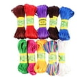 thumbnail image 1 of 10 Bundles 2.5mm Rattail Cord Hand Woven Rope for Jewelry (Random Color), 1 of 8