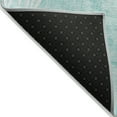 thumbnail image 3 of Addison Rugs Chantille Indoor/Outdoor Transitional Floral Teal Washable Rectangle Rug, 5' x 7'6", 3 of 6