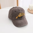 thumbnail image 3 of Coerni Kids Baseball Cap Toddler Baby Embroidery Excavator Baseball Hats Snap Back Trucker Cap Hats for Girls Boys, 3 of 3