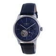 thumbnail image 2 of Zeppelin Flatline Open Heart Blue Dial Leather Strap Automatic 7364-3 73643 Men's Watch, 2 of 2
