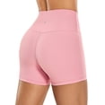 thumbnail image 1 of Shorts CRZ YOGA Sensación Desnuda 4" Cintura Alta Rosa S, 1 of 5