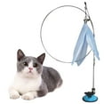 thumbnail image 4 of Cat Wand Toy Wire Cat Teaser Toy Kitten Play Toy with Suction Cup & Replacement, 4 of 10