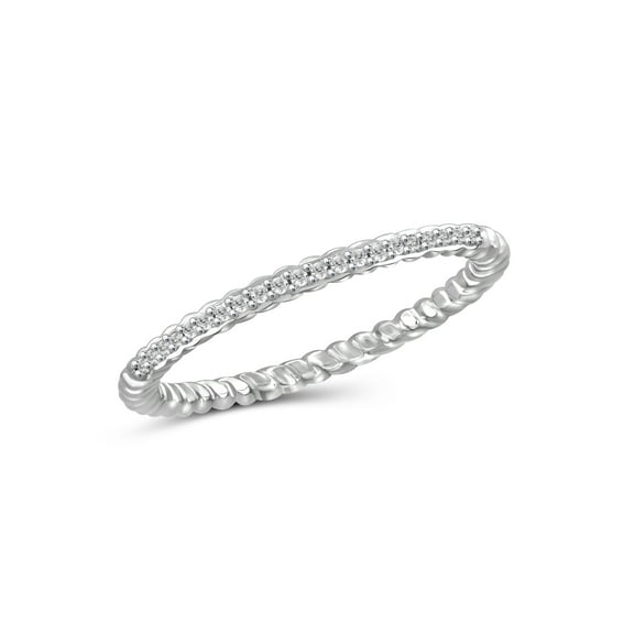 JewelersClub Diamond Rings for Women – Accent White Diamond Ring Jewelry– Sterling Silver Bands for Women –– Ring by JewelersClub