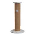 thumbnail image 2 of Cat Scratching Post Standing Cat Grab Post Cats Scratch Post Scratcher Post Cat White Brown 63x30cm, 2 of 9