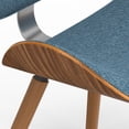 thumbnail image 5 of Simpli Home Marana Dining Chair in Denim Blue Linen Look Fabric, 5 of 11