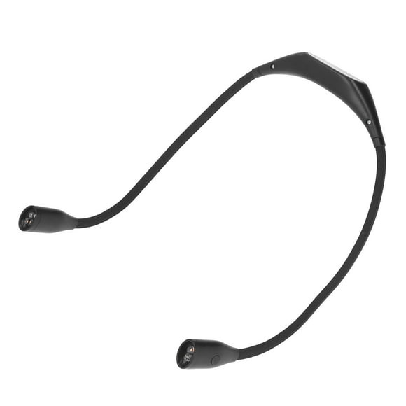 Lámpara de lectura para el cuello, lámpara de cuello recargable por USB, lámpara de protección ocular, luz de cuello elegante y moderna