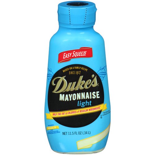 Duke's Light Mayonnaise, 11.5 oz. squeeze bottle
