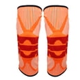 thumbnail image 1 of Rodilleras De Compresión, Suave, Naranja, Rojo, Elástico, Transpirable, Soporte Estable, Previene Resbalones, Rodilleras, Mangas Para Entrenamiento, 1 of 7