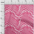 thumbnail image 1 of oneOone Cotton Silk Dark Pink Fabric Skins Animal Sewing Craft Projects Fabric Prints By Yard 42 Inch Wide, 1 of 4