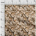 thumbnail image 2 of oneOone Cotton Cambric Brown Fabric Abstract Sewing Fabric By The Yard Printed Diy Clothing Sewing Supplies 56 Inch Wide, 2 of 4