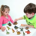 thumbnail image 4 of BJBSJSZ Dinosaur Fossil Skeletons Toy Figures - Dino Bones Cake Topper Party - Mini Dinosaur Figurines for Toddler Kids, Ideal Gift for 3 4 5 6 Boys Girls, 4 of 6